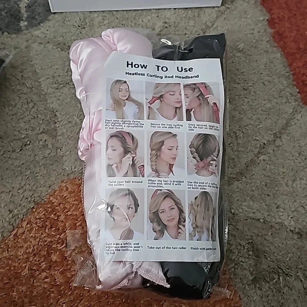 Heatless Curling Rod Headband